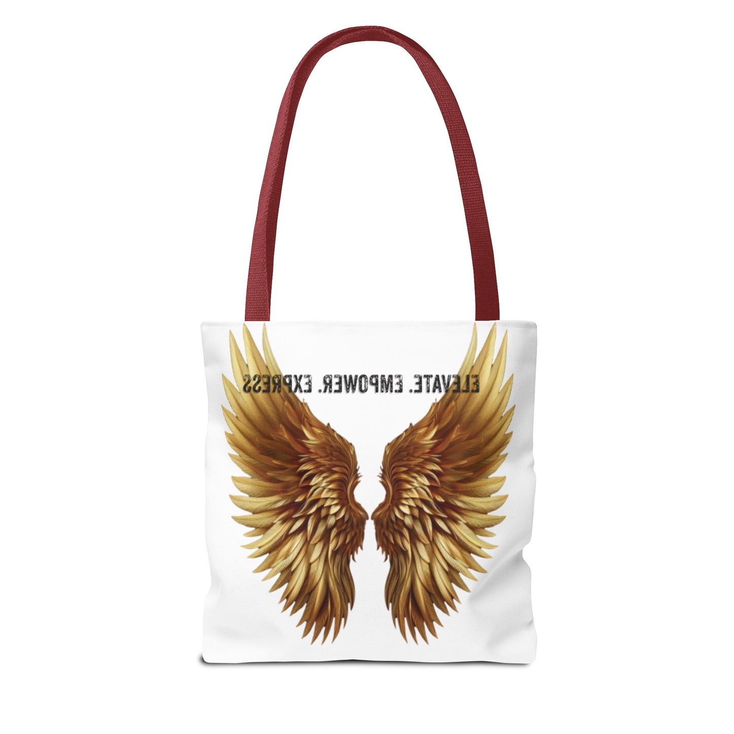 AOE Oversized Tote – Elevate. Empower. Express. | Gold Angel Wings Edition