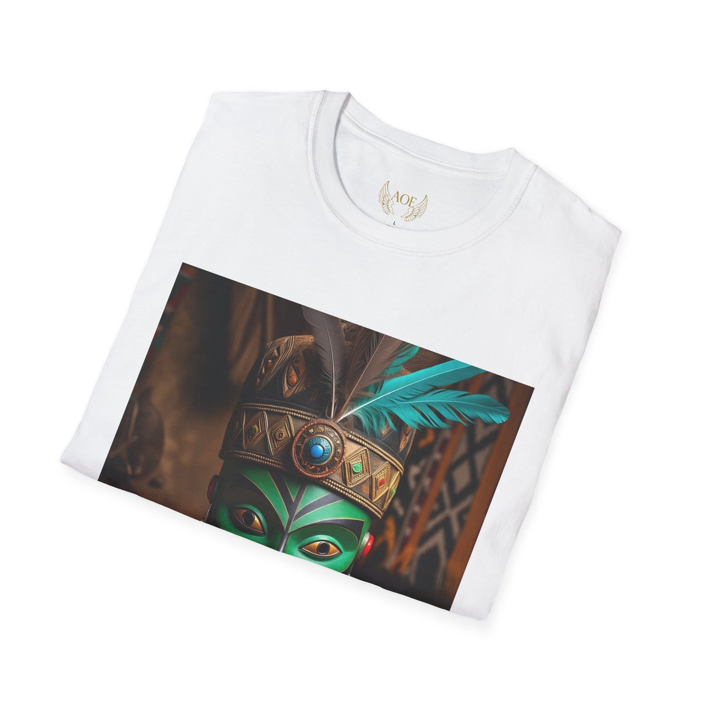 AOE African Mask Tee | Cultural Heritage T-Shirt