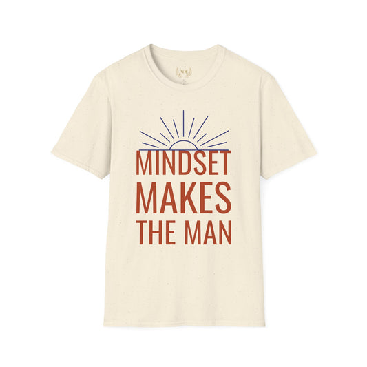 AOE Men’s T-Shirt – Mindset Makes the Man | Motivational