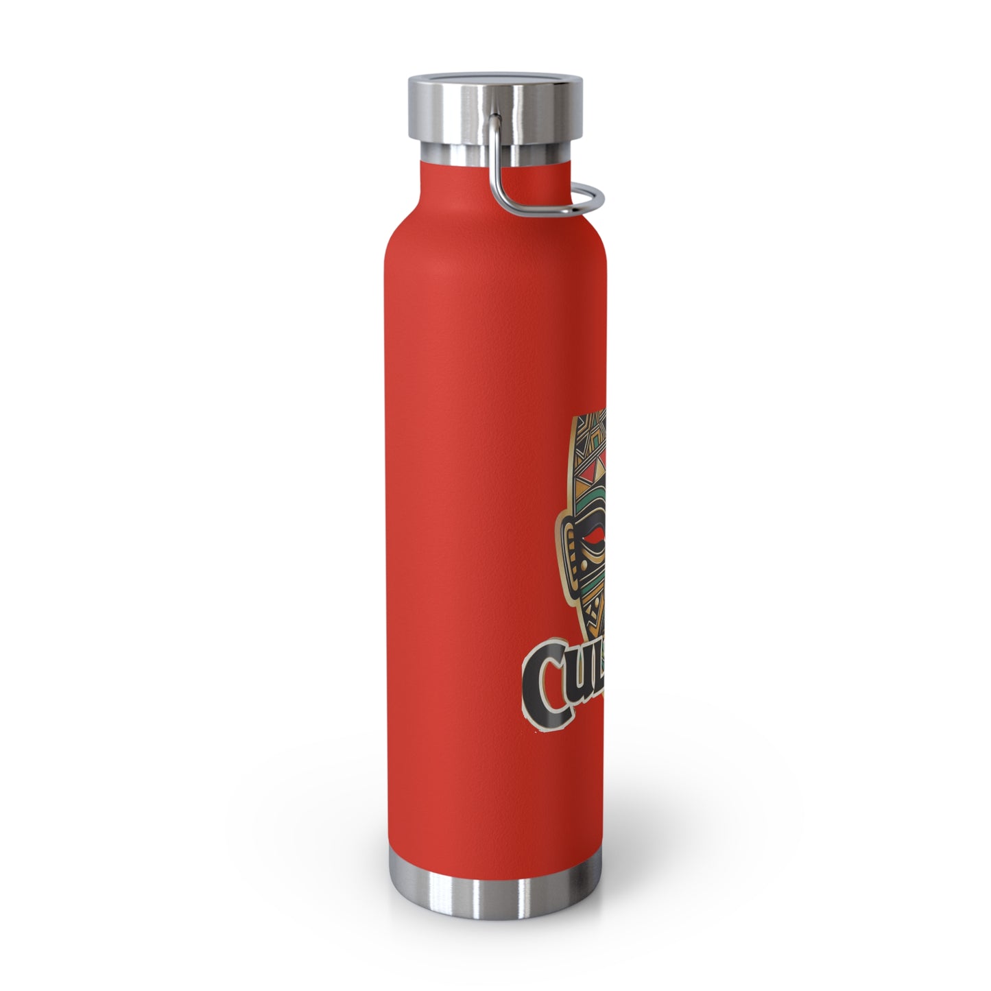 22oz AOE Culture Water Bottle with African Mask & “Culture” Design: