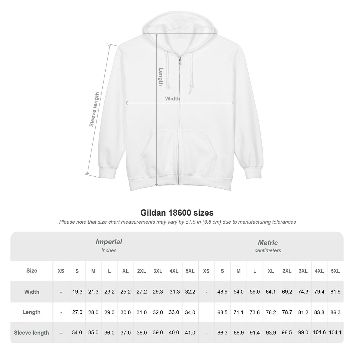 AOE Embroidered Signature Full-Zip Hoodie