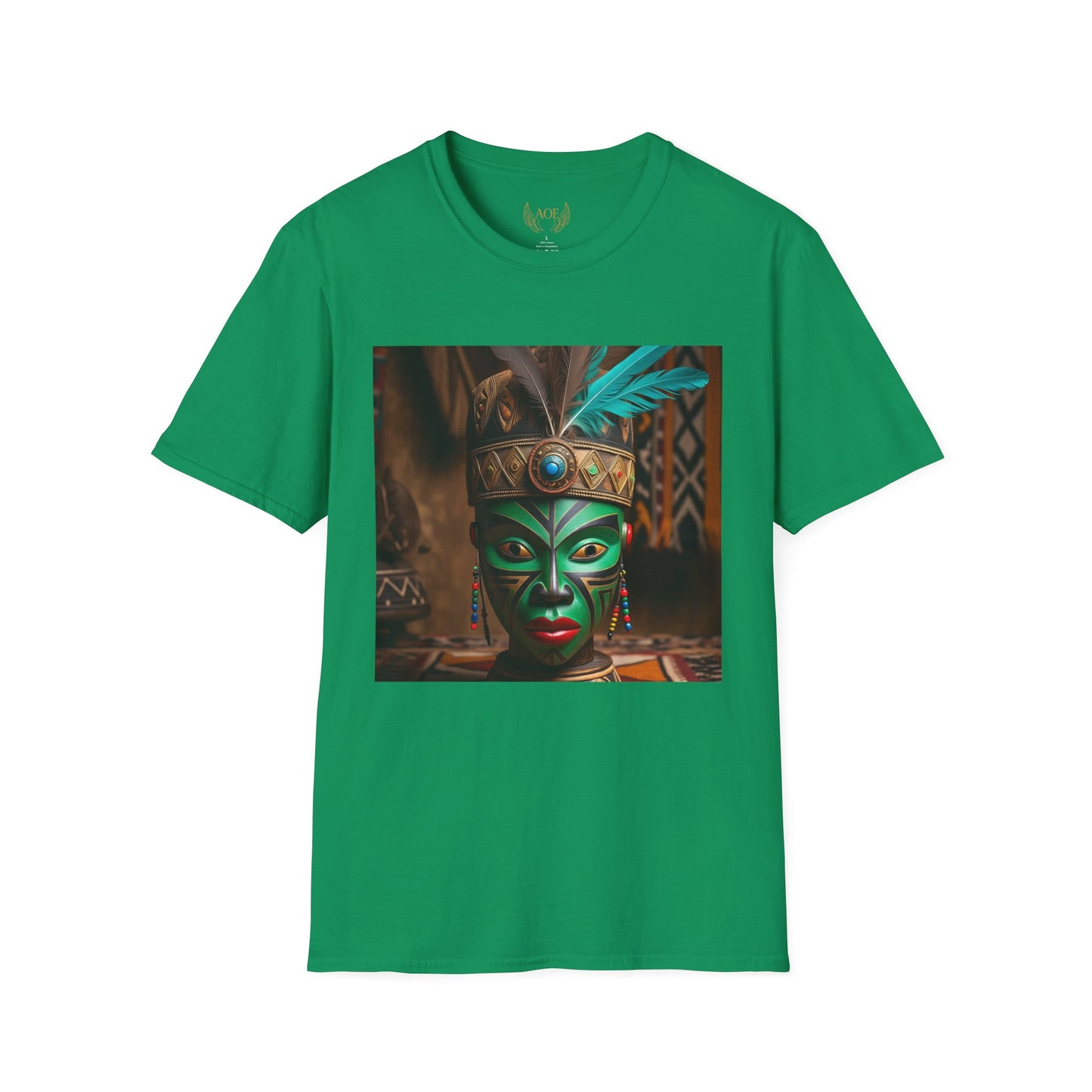 AOE African Mask Tee | Cultural Heritage T-Shirt