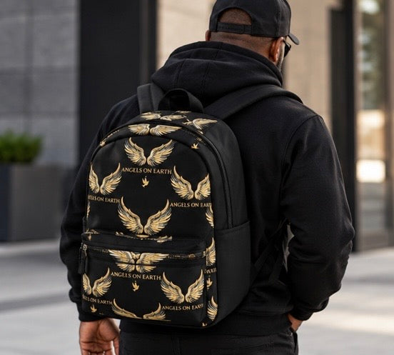 AOE Signature Wings Monogram Backpack