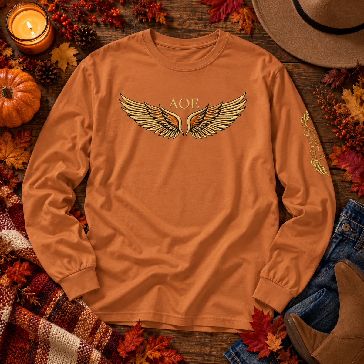 AOE Fall Signature Wings Long-Sleeve Tee