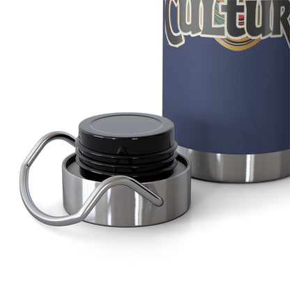 22oz AOE Culture Water Bottle with African Mask & “Culture” Design: