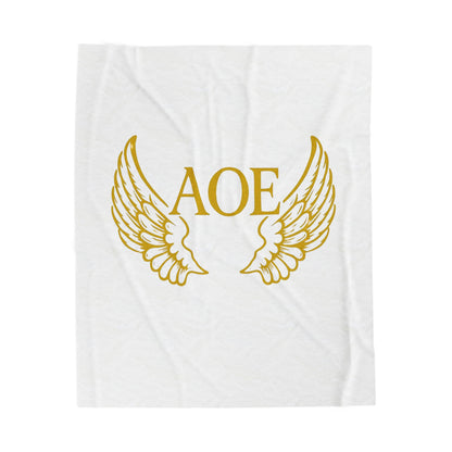 AOE Cozy Velveteen Plush Blanket with Wing Design | Soft Throw for Home, Gift for Her, Personalized Blanket, Perfect for Relaxation, [...]