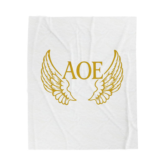 AOE Cozy Velveteen Plush Blanket with Wing Design | Soft Throw for Home, Gift for Her, Personalized Blanket, Perfect for Relaxation, [...]