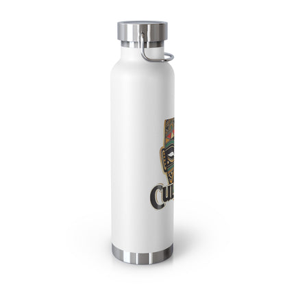 22oz AOE Culture Water Bottle with African Mask & “Culture” Design:
