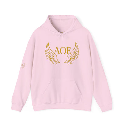 Angel Wings Sweatshirt | Unisex Hooded Pullover for Comfort | Perfect Gift for Holidays, Birthdays, Everyday Wear