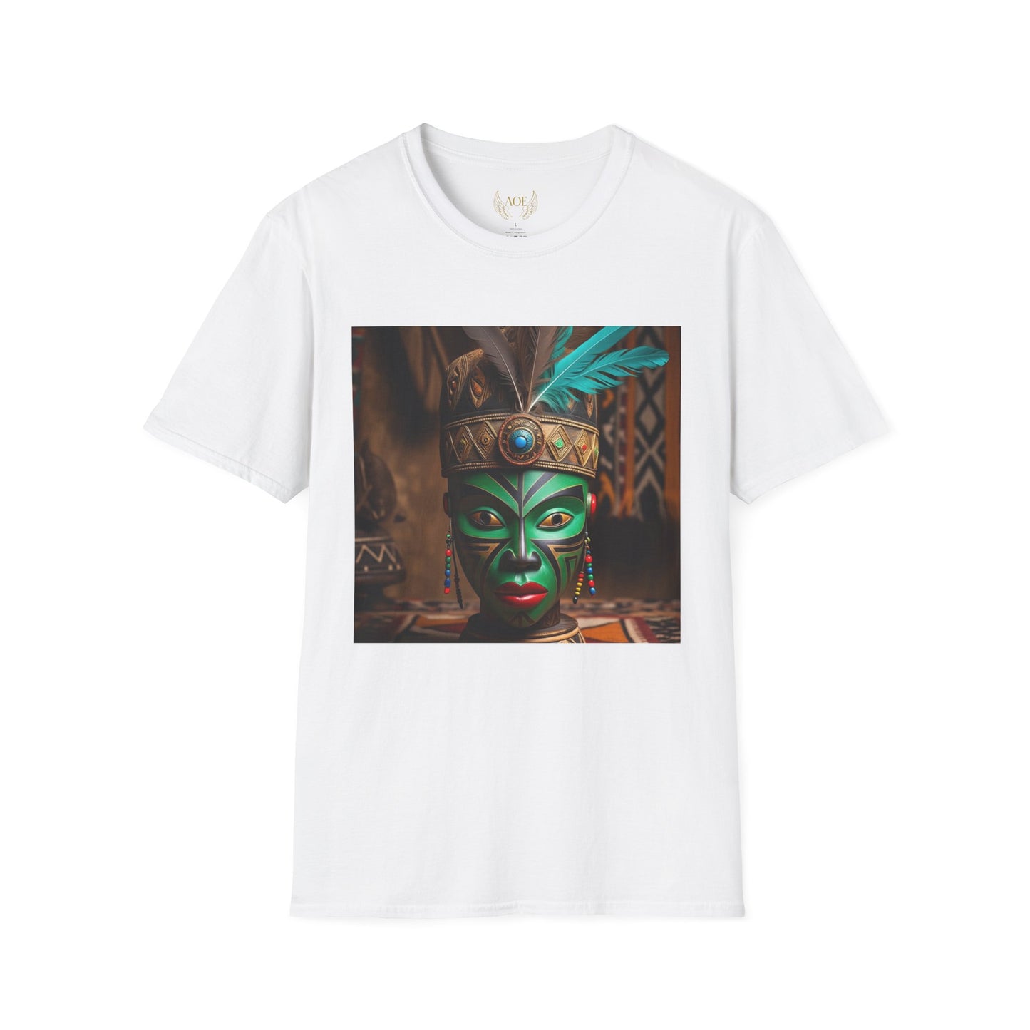 AOE African Mask Tee  | Cultural Heritage T-Shirt