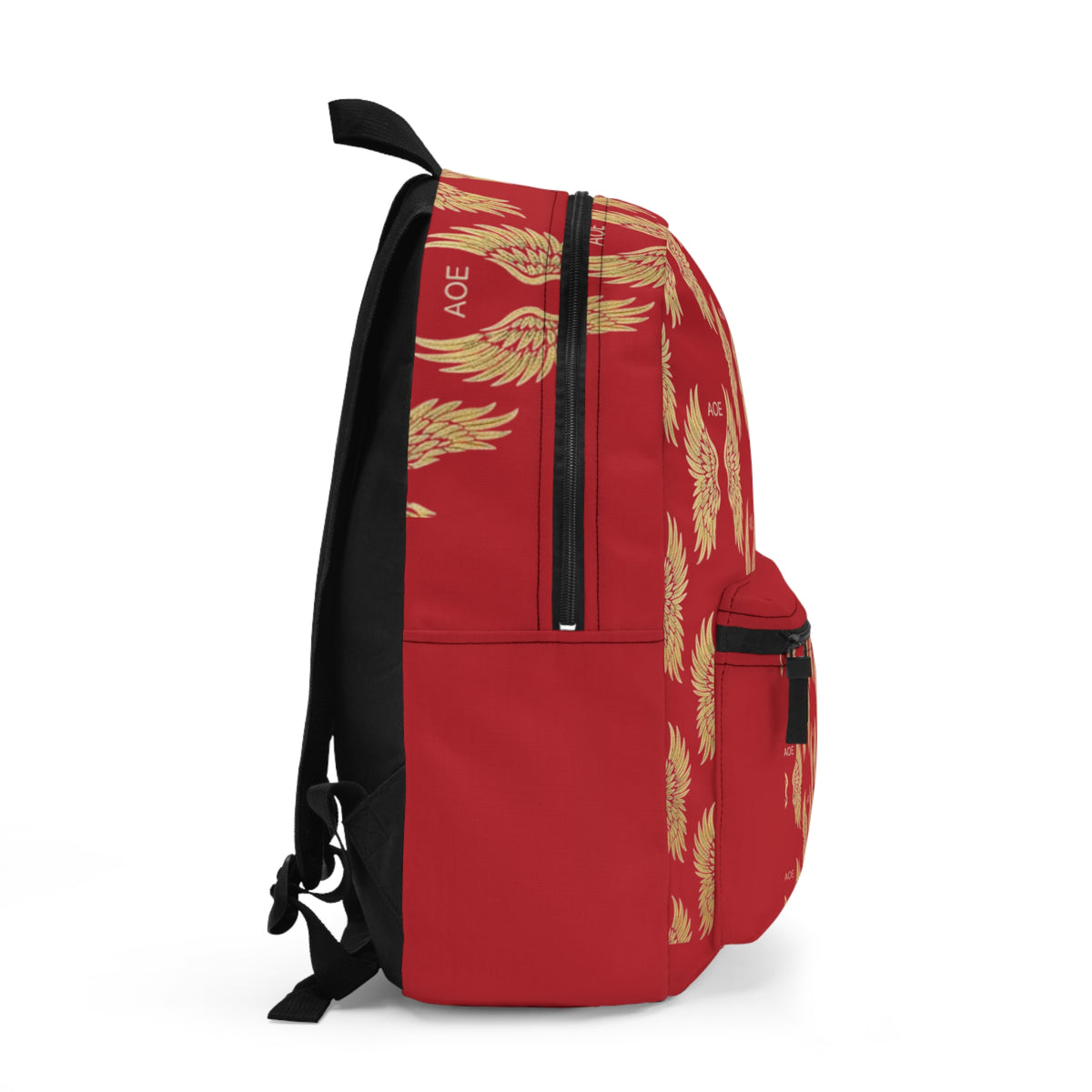 AOE Fall Signature Wings Backpack- Dark Red