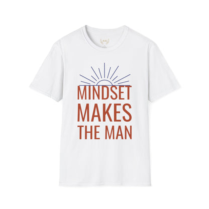 AOE Men’s T-Shirt – Mindset Makes the Man | Motivational
