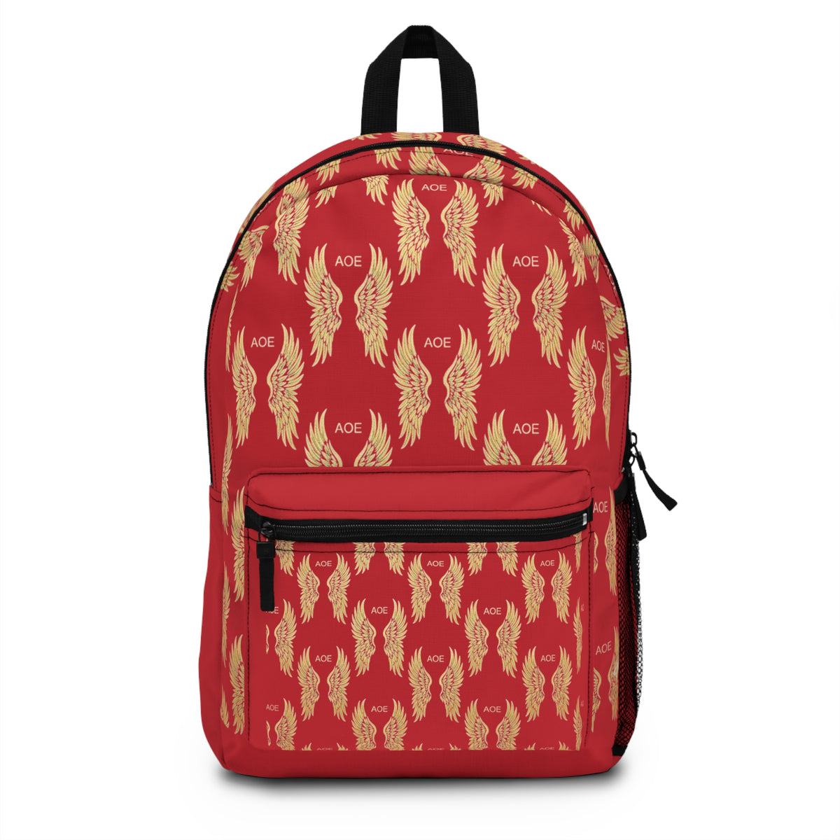 AOE Fall Signature Wings Backpack- Dark Red