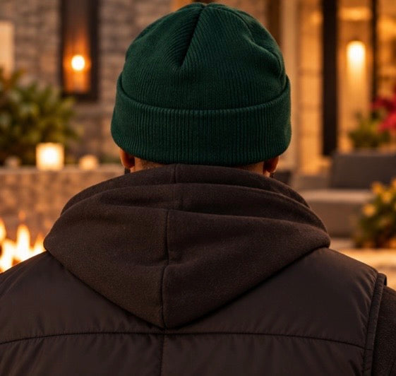 AOE Signature Embroidered Beanie — Autumn Edition