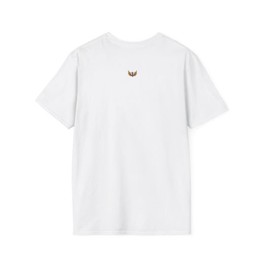 AOE Black Angel with Gold Wings T-Shirt | Empowerment & Spirituality | Angels On Earth Collection