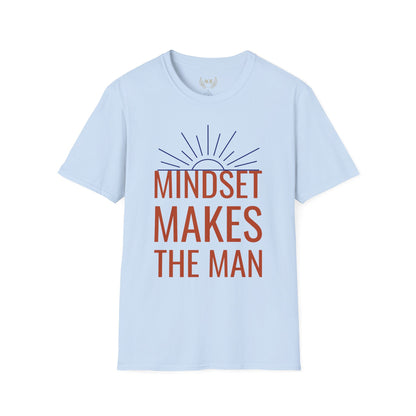 AOE Men’s T-Shirt – Mindset Makes the Man | Motivational