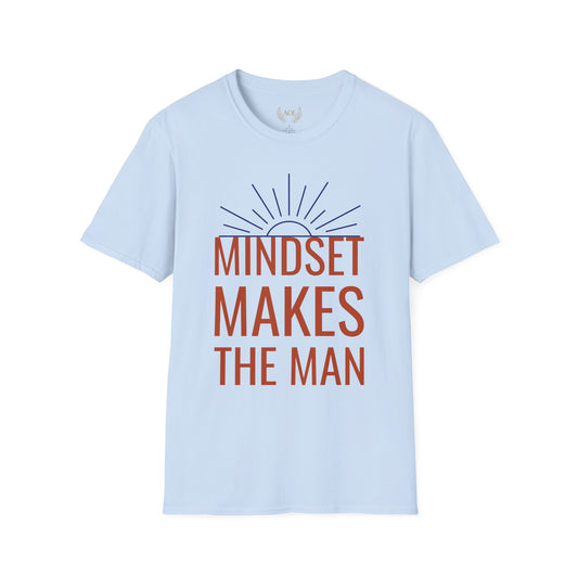 AOE Men’s T-Shirt – Mindset Makes the Man | Motivational