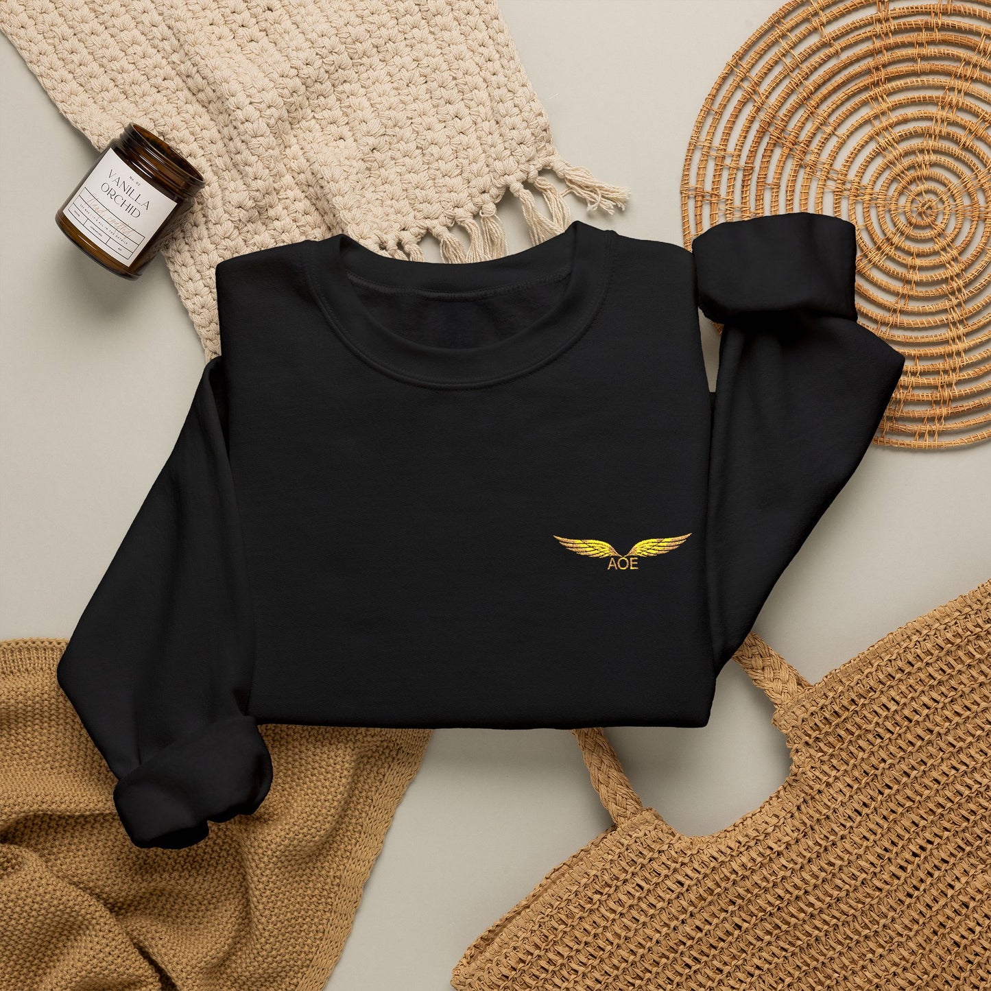 AOE Embroidered Crewneck