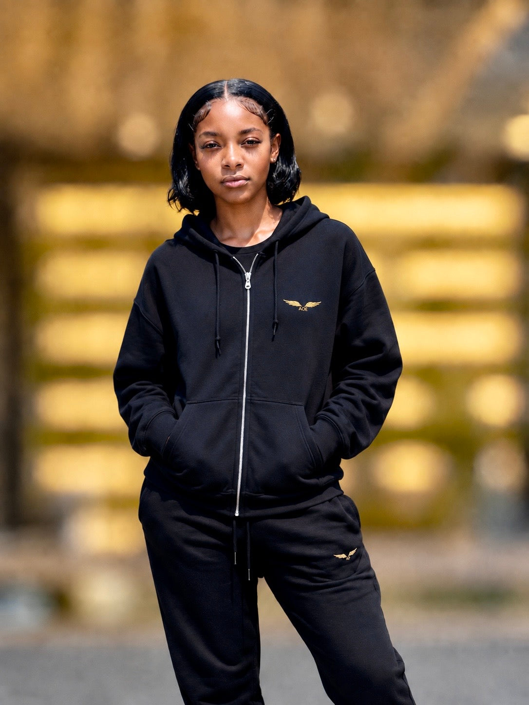 AOE Signature Full-Zip Hooded Sweatshirt