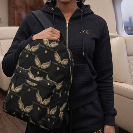 AOE Signature Wings Monogram Backpack
