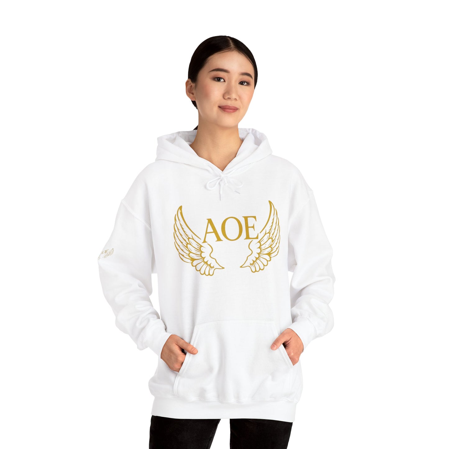 Angel Wings Sweatshirt | Unisex Hooded Pullover for Comfort | Perfect Gift for Holidays, Birthdays, Everyday Wear