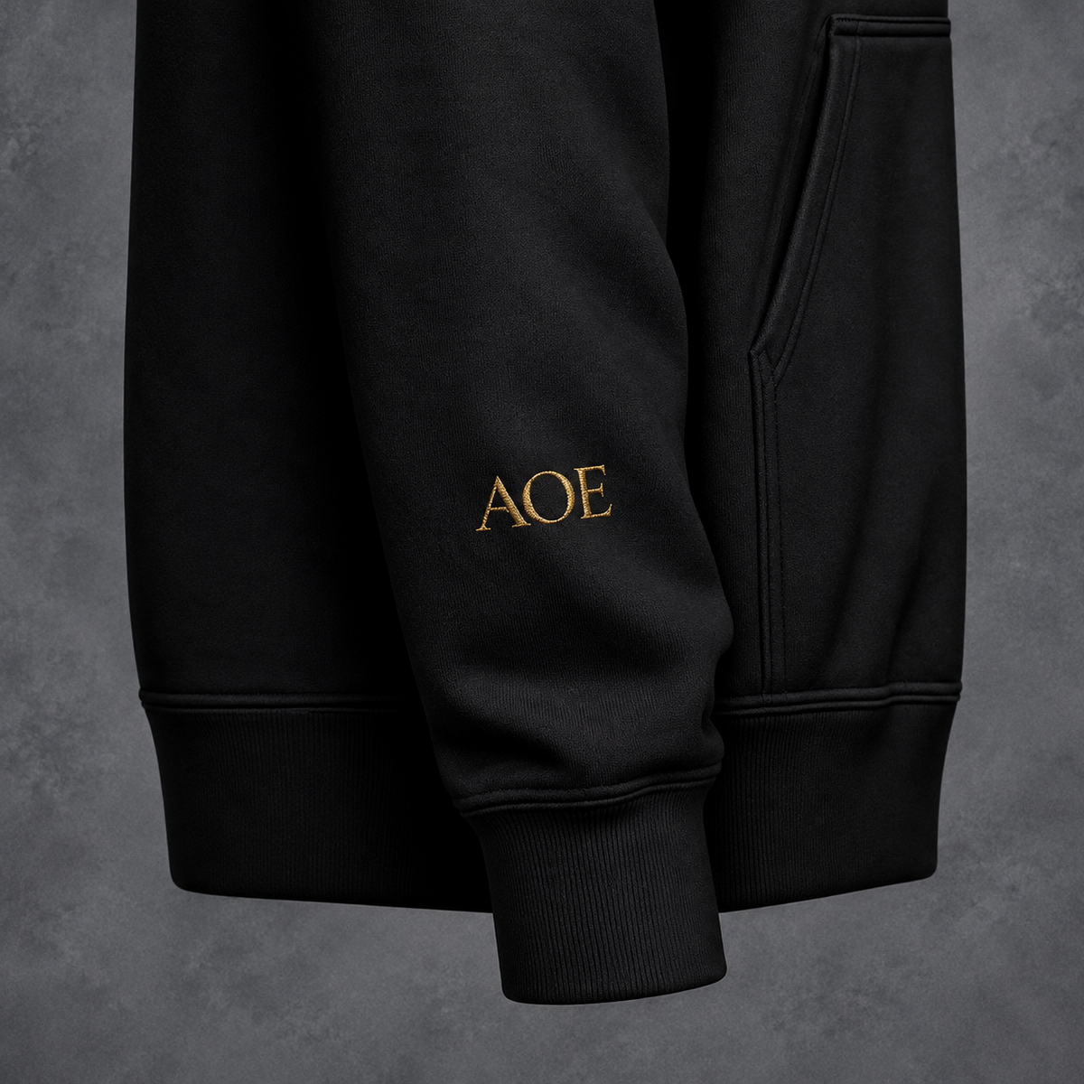 AOE Embroidered Signature Full-Zip Hoodie
