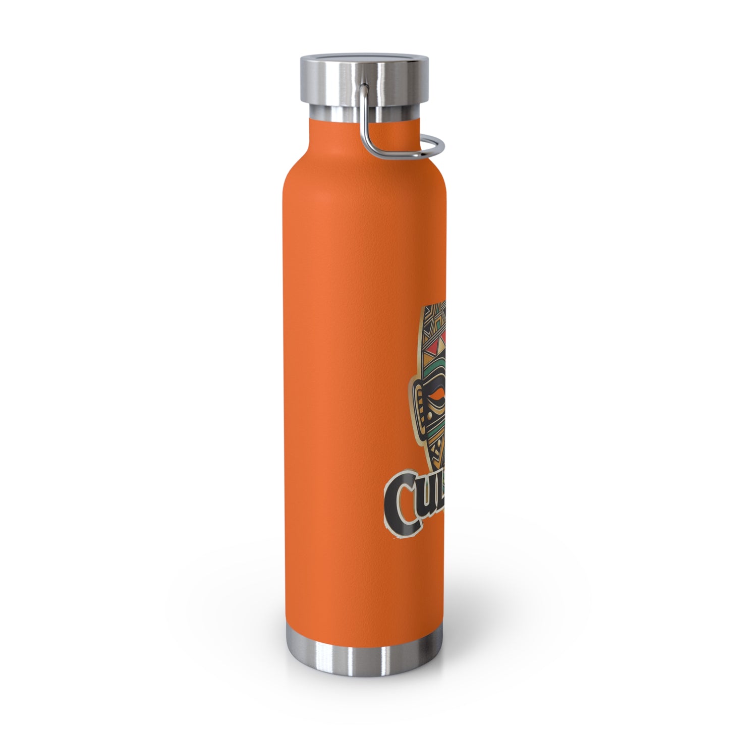 22oz AOE Culture Water Bottle with African Mask & “Culture” Design: