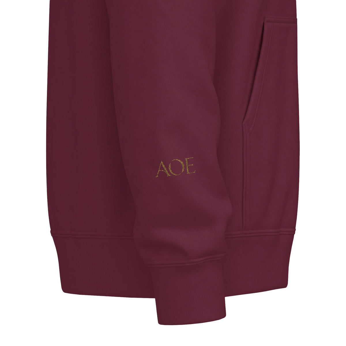 AOE Embroidered Signature Full-Zip Hoodie