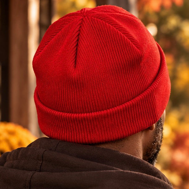 AOE Signature Embroidered Beanie — Autumn Edition