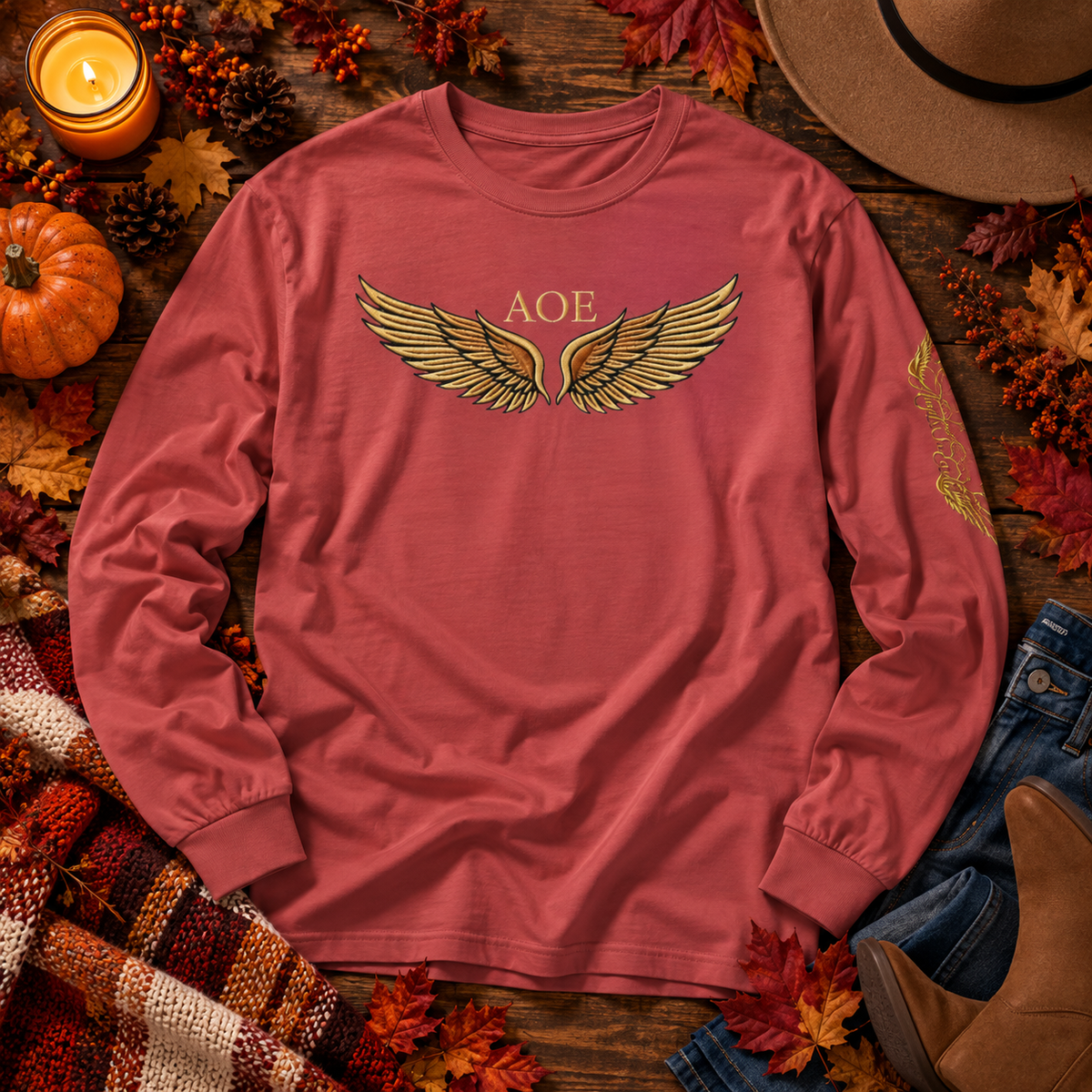 AOE Fall Signature Wings Long-Sleeve Tee