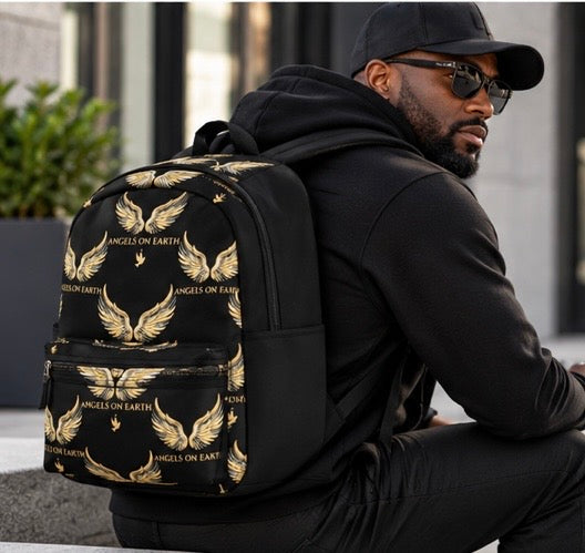 AOE Signature Wings Monogram Backpack