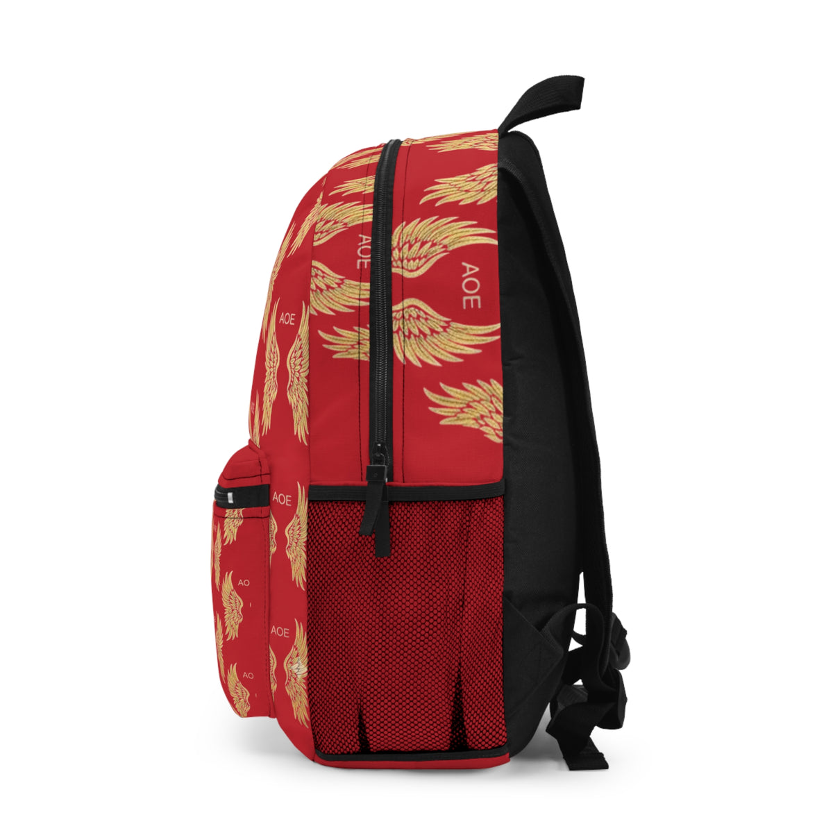 AOE Fall Signature Wings Backpack- Dark Red