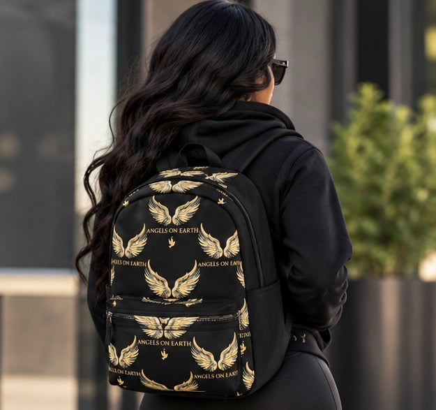 AOE Signature Wings Monogram Backpack