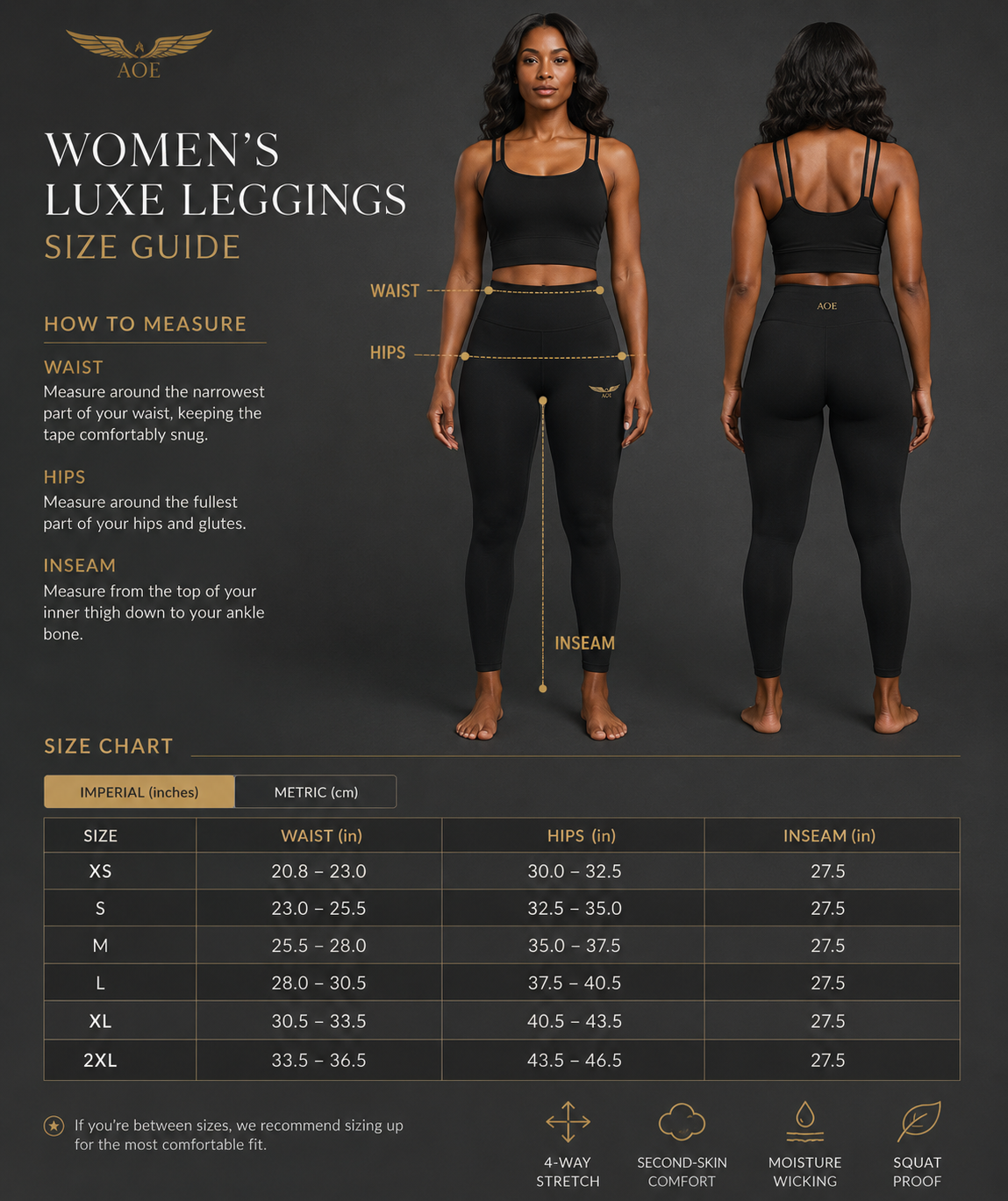 AOE Luxe Performance Leggings