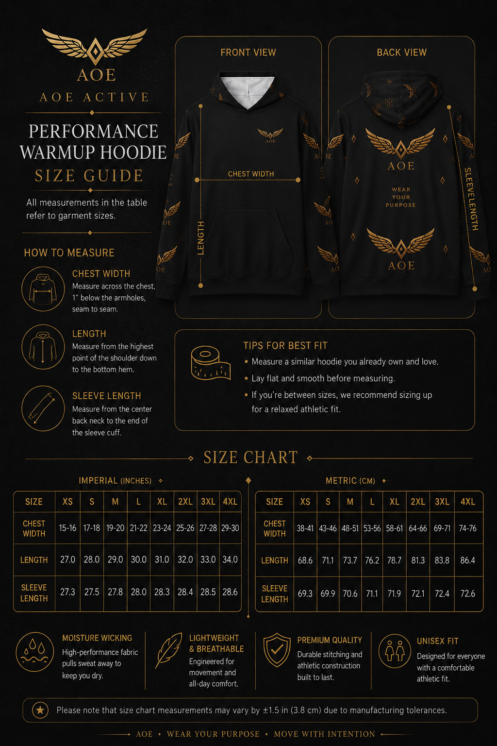 AOE Active Performance Hoodie