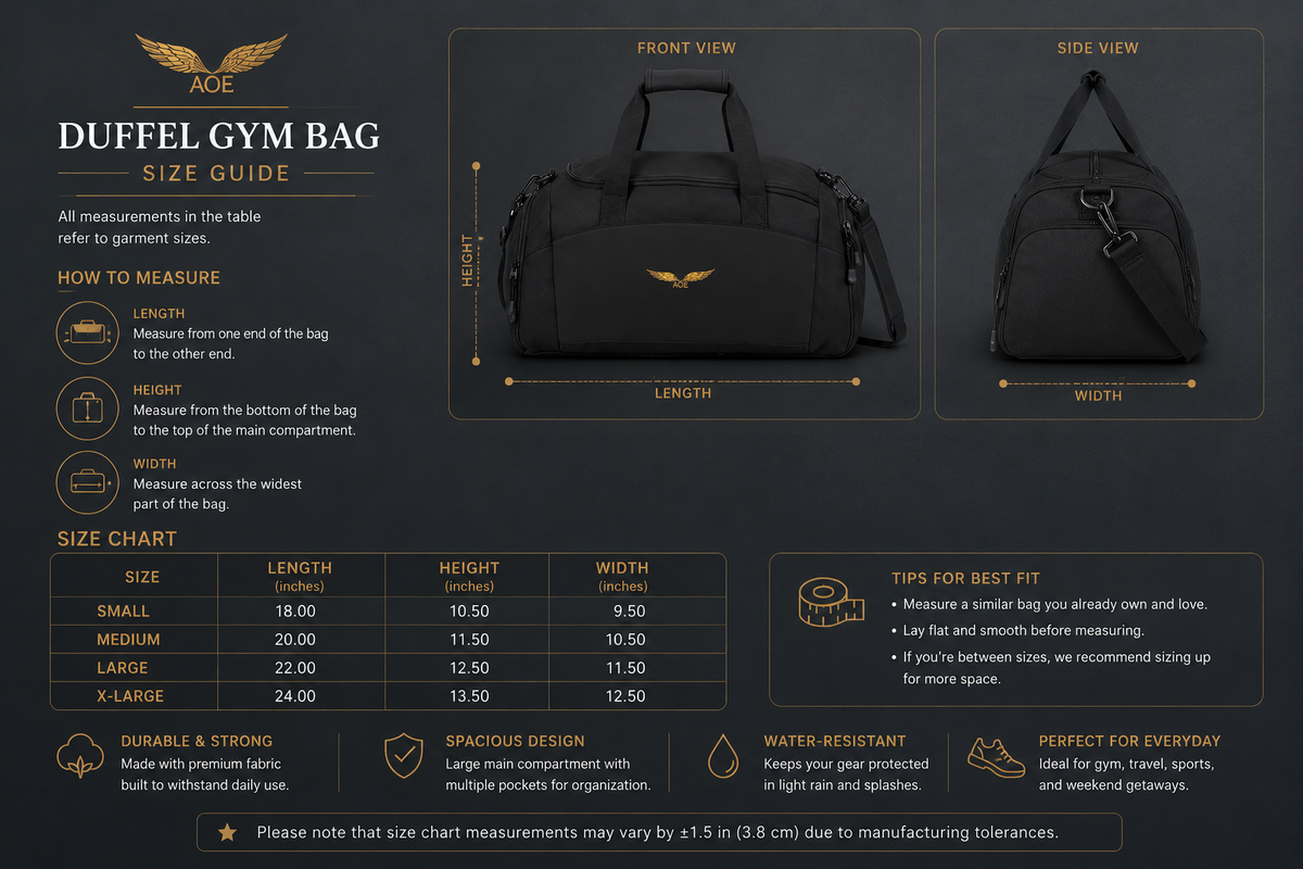 AOE Performance Duffle